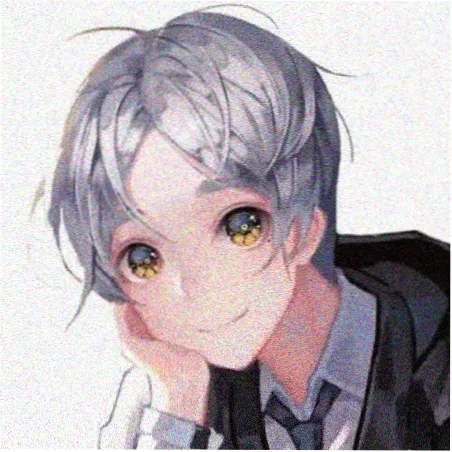 读者纸灯笼的头像插画