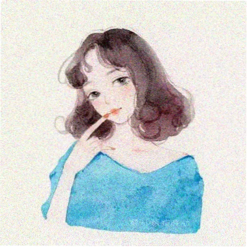值班编辑的头像插画